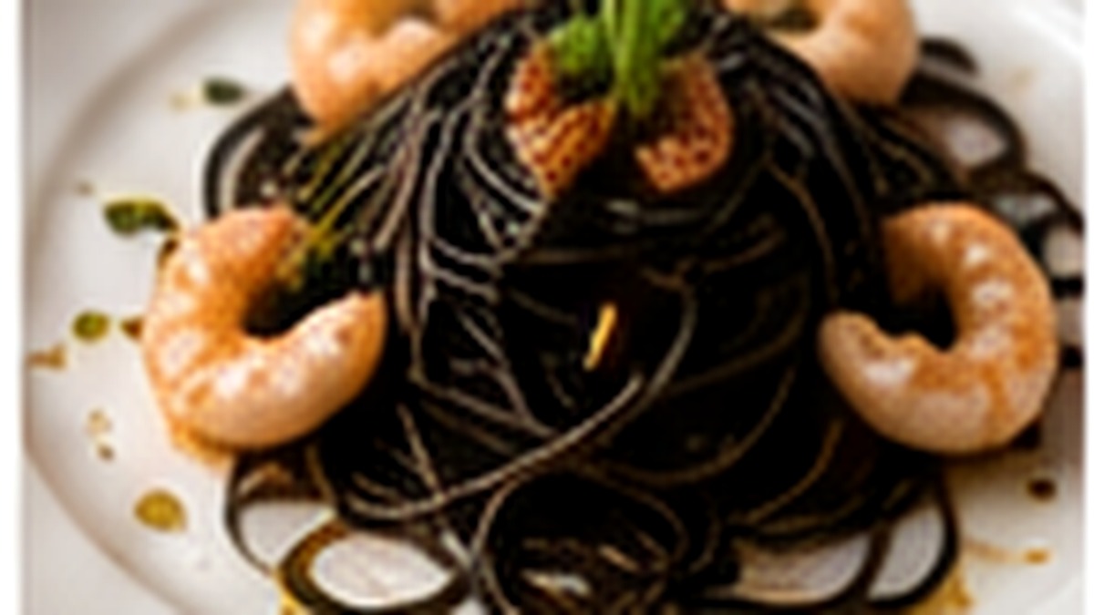 04 piatto gourmet con aglio nero